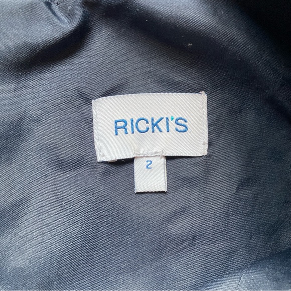 Ricki’s navy pinstripe dress, size 2 - Picture 2 of 5